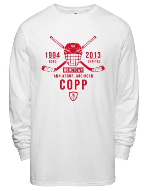 Classic Heritage Andrew Copp Men's Long-Sleeve T-Shirt | Swagsta