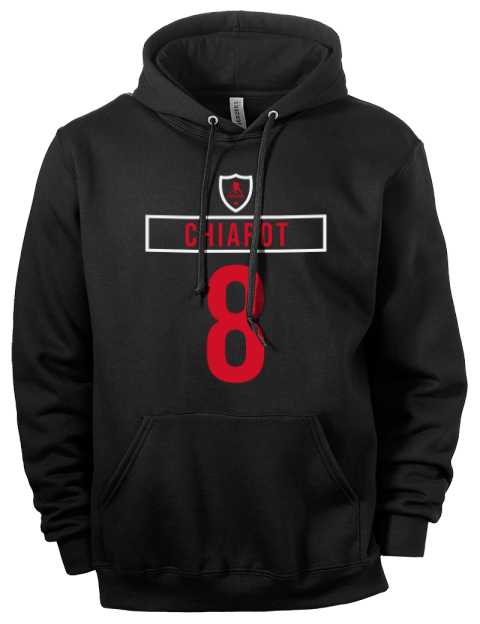 Away Jersey Benjamin Chiarot Eco Premium Unisex Hooded Sweatshirt | Swagsta