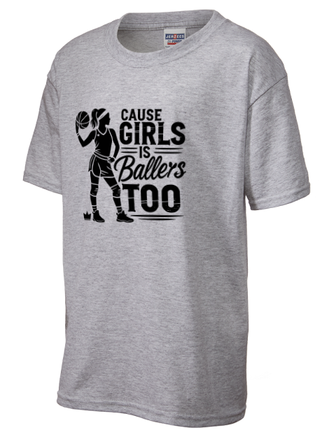 Girls Is Ballers Too She Got Game Youth T-Shirt | Swagsta