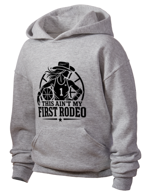 Ain’t My First Rodeo She Got Game Youth Hooded Sweatshirt | Swagsta