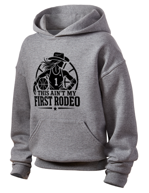 Ain’t My First Rodeo She Got Game Youth Hooded Sweatshirt | Swagsta