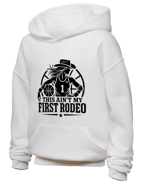 Ain’t My First Rodeo She Got Game Youth Hooded Sweatshirt | Swagsta
