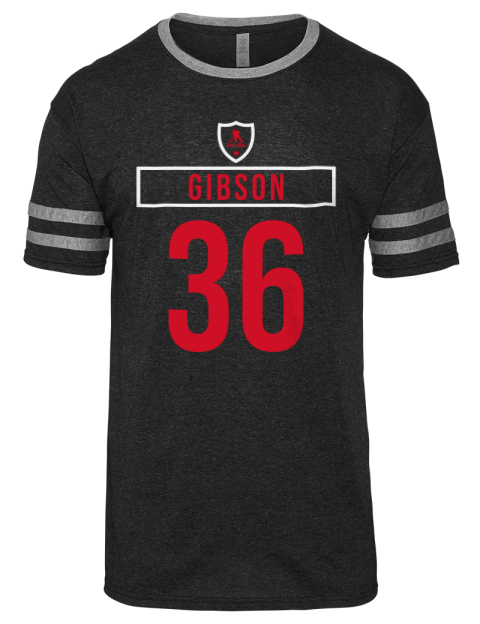 Away Jersey John Gibson Men's Tri-Blend T-Shirt | Swagsta