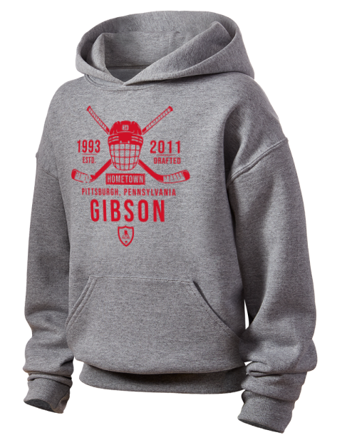 Classic Heritage John Gibson Youth Hooded Sweatshirt | Swagsta