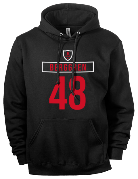 Away Jersey Jonatan Berggren Eco Premium Unisex Hooded Sweatshirt | Swagsta