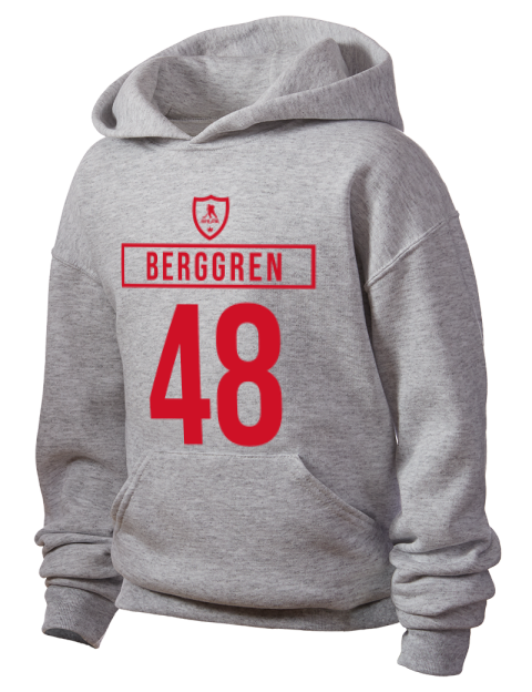 Home Jersey Jonatan Berggren Youth Hooded Sweatshirt | Swagsta