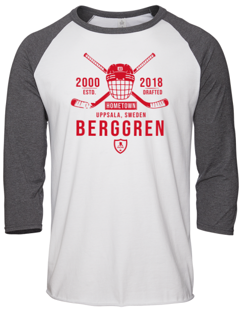 Classic Heritage Jonatan Berggren Unisex Premium Three-Quarter Raglan T-Shirt | Swagsta