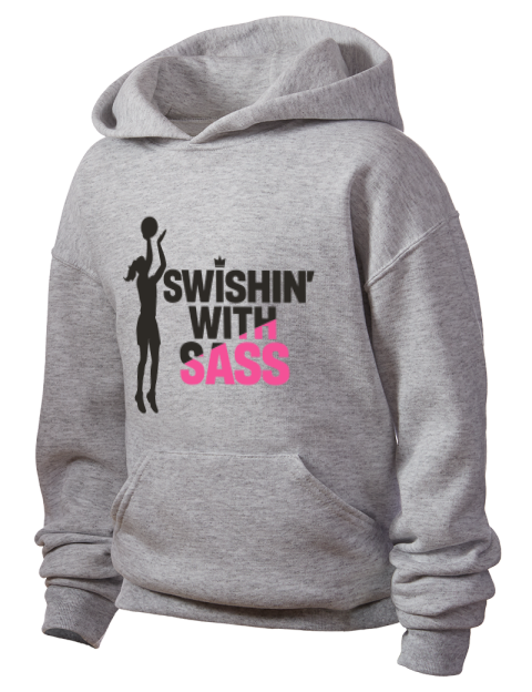 Sass Sister She Got Game Youth Hooded Sweatshirt | Swagsta