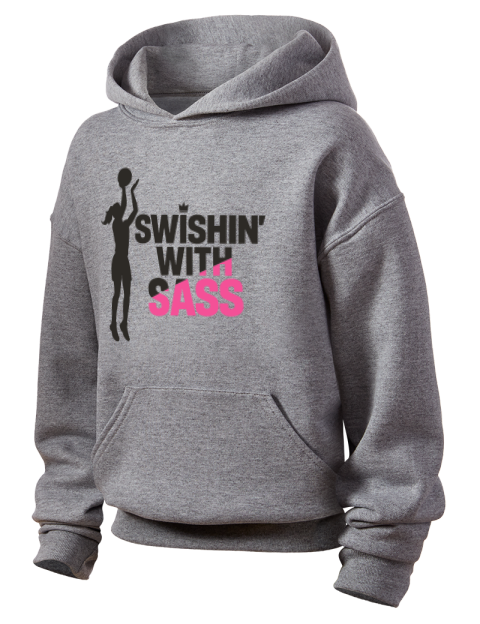 Sass Sister She Got Game Youth Hooded Sweatshirt | Swagsta