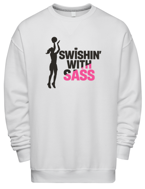 Sass Sister She Got Game Premium Unisex Crewneck Sweatshirt | Swagsta
