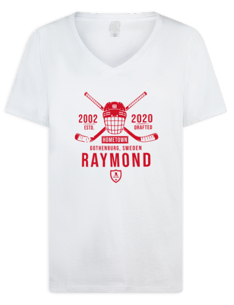 Classic Heritage Lucas Raymond Premium Ladies V-Neck T-Shirt | Swagsta