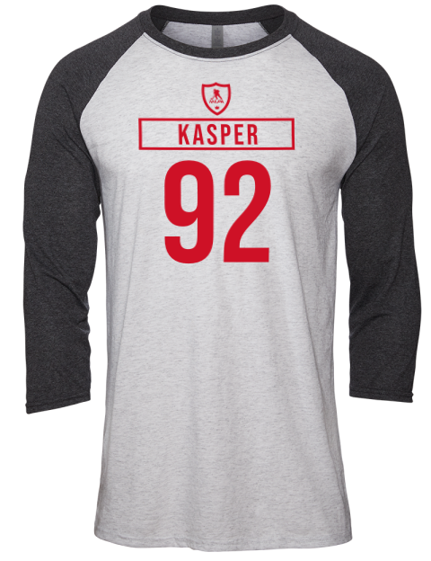 Home Jersey Marco Kasper Unisex Premium Three-Quarter Raglan T-Shirt | Swagsta