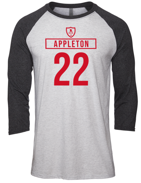 Home Jersey Mason Appleton Unisex Premium Three-Quarter Raglan T-Shirt | Swagsta