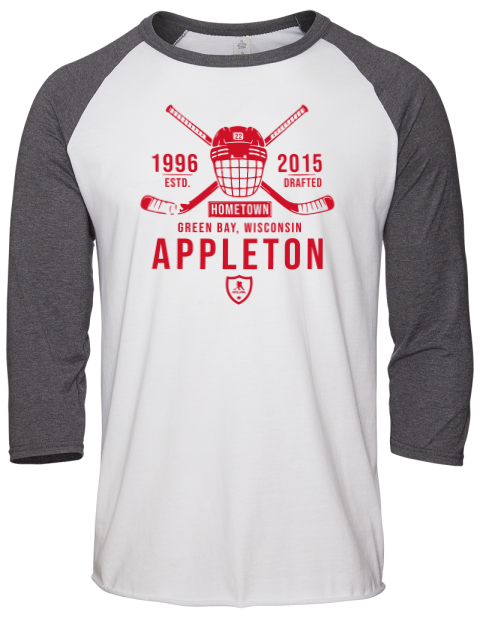 Classic Heritage Mason Appleton Unisex Premium Three-Quarter Raglan T-Shirt | Swagsta