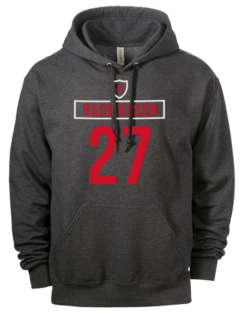 Away Jersey Michael Rasmussen Eco Premium Unisex Hooded Sweatshirt | Swagsta