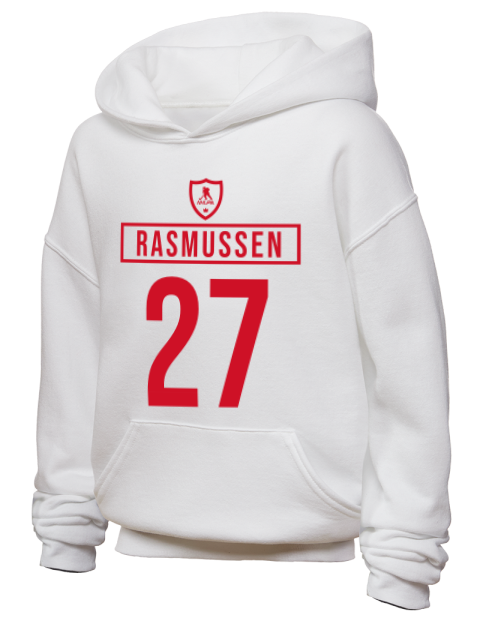 Home Jersey Michael Rasmussen Youth Hooded Sweatshirt | Swagsta