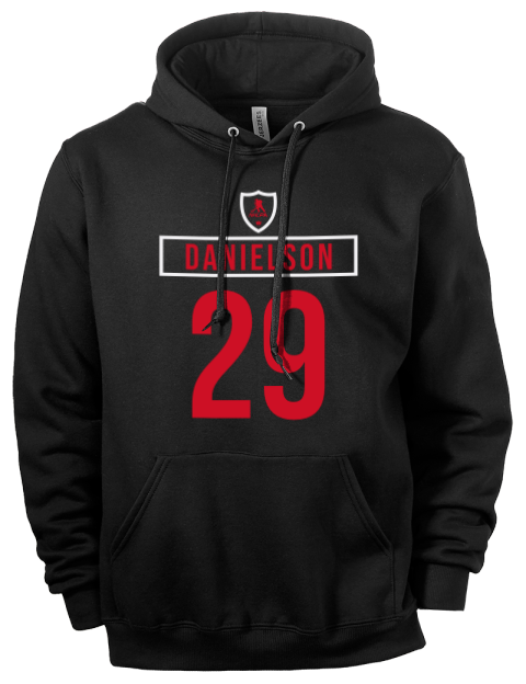Away Jersey Nate Danielson Eco Premium Unisex Hooded Sweatshirt | Swagsta