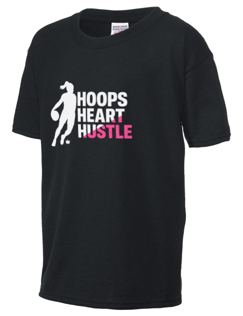 Hoops Heart Hustle She Got Game Youth T-Shirt | Swagsta