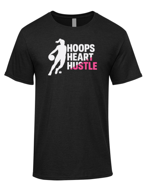 Hoops Heart Hustle She Got Game Premium Ring-Spun Cotton Unisex T-Shirt | Swagsta