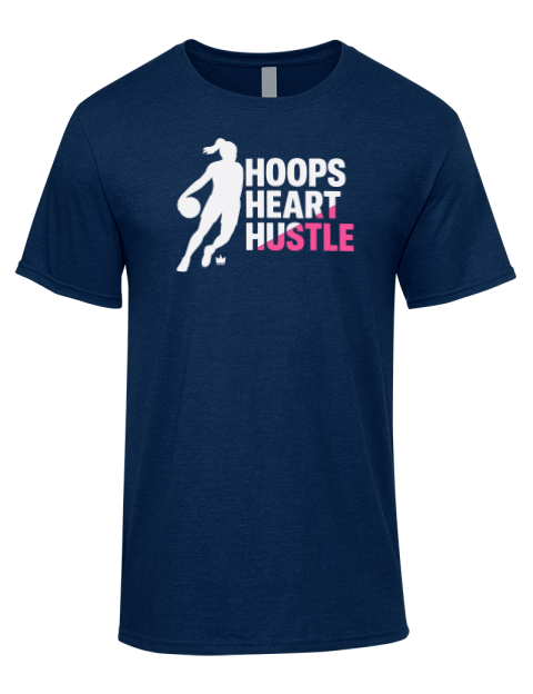 Hoops Heart Hustle She Got Game Premium Ring-Spun Cotton Unisex T-Shirt | Swagsta