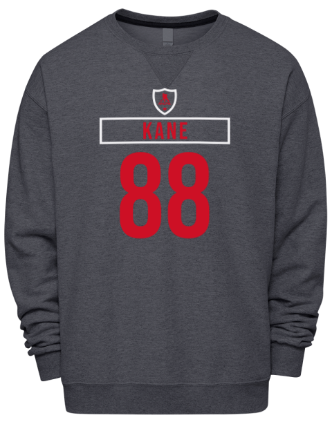 Away Jersey Patrick Kane Premium Unisex Crewneck Sweatshirt | Swagsta