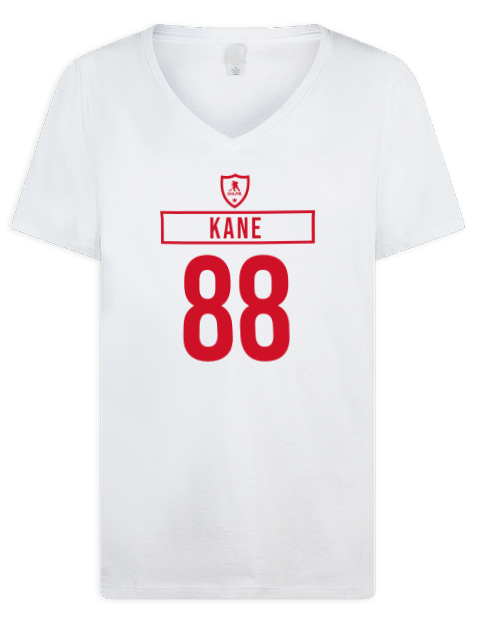 Home Jersey Patrick Kane Premium Ladies V-Neck T-Shirt | Swagsta
