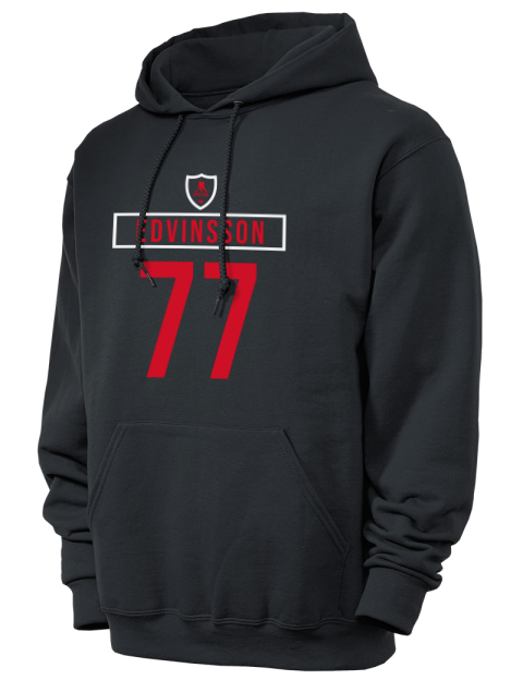 Away Jersey Simon Edvinsson Unisex Hooded Sweatshirt | Swagsta