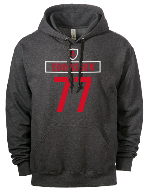 Away Jersey Simon Edvinsson Eco Premium Unisex Hooded Sweatshirt | Swagsta