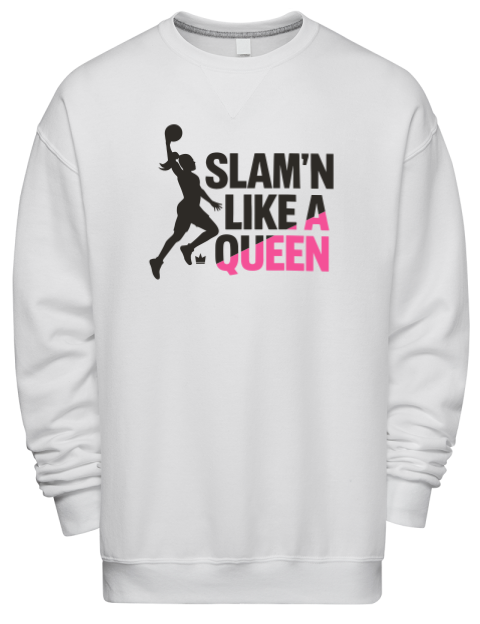 Slam’n She Got Game Premium Unisex Crewneck Sweatshirt | Swagsta