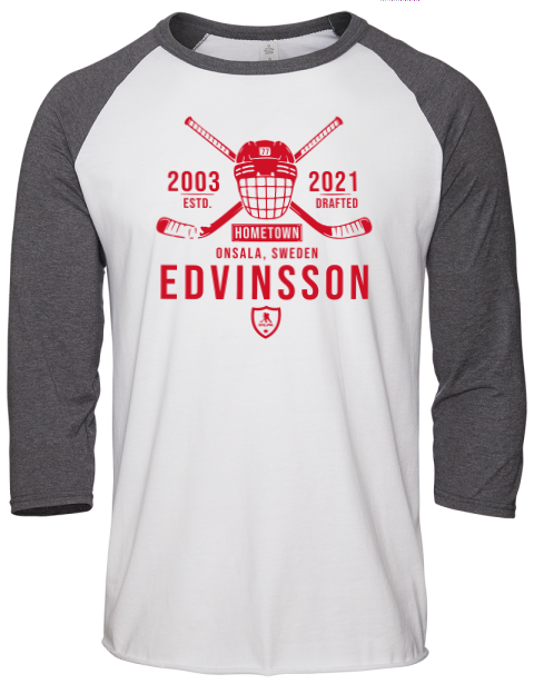 Classic Heritage Simon Edvinsson Unisex Premium Three-Quarter Raglan T-Shirt | Swagsta