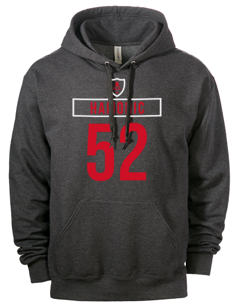 Away Jersey Travis Hamonic Eco Premium Unisex Hooded Sweatshirt | Swagsta