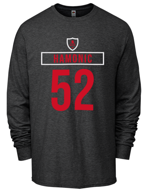 Away Jersey Travis Hamonic Men's Long-Sleeve T-Shirt | Swagsta
