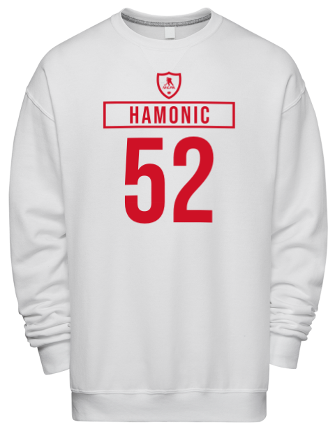 Home Jersey Travis Hamonic Premium Unisex Crewneck Sweatshirt | Swagsta