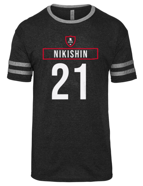 Away Jersey Alexander Nikishin Men's Tri-Blend T-Shirt | Swagsta