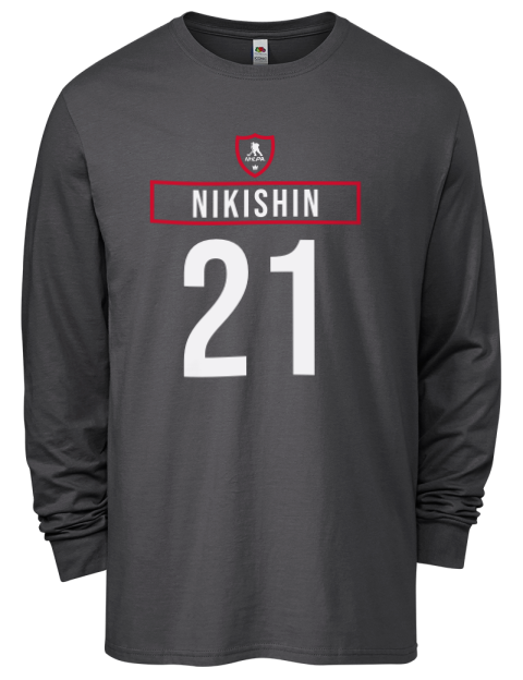 Away Jersey Alexander Nikishin Men's Long-Sleeve T-Shirt | Swagsta
