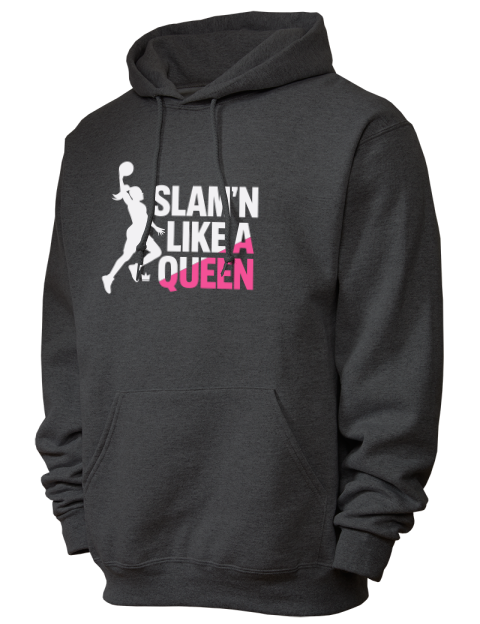 Slam’n Like a Queen She Got Game Unisex Hooded Sweatshirt | Swagsta