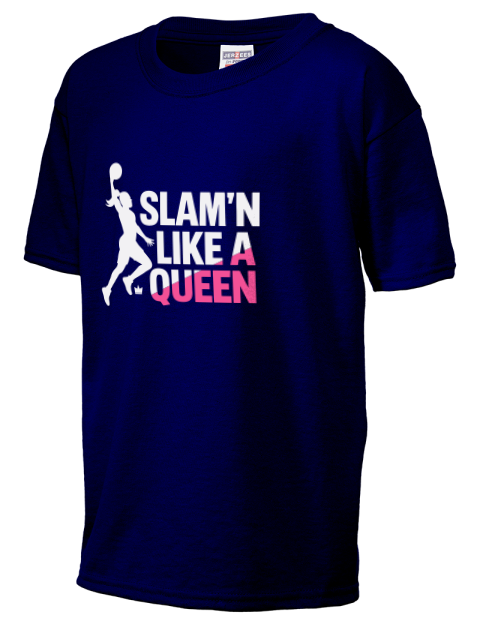 Slam’n Like a Queen She Got Game Youth T-Shirt | Swagsta