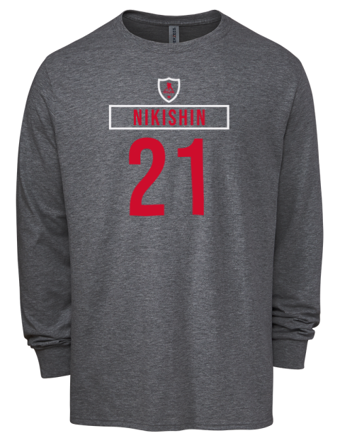 Home Jersey Alexander Nikishin Men's Premium Blend Long Sleeve-T-Shirt | Swagsta