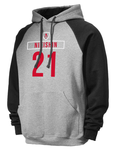 Home Jersey Alexander Nikishin Colorblock Raglan Hooded Sweatshirt | Swagsta