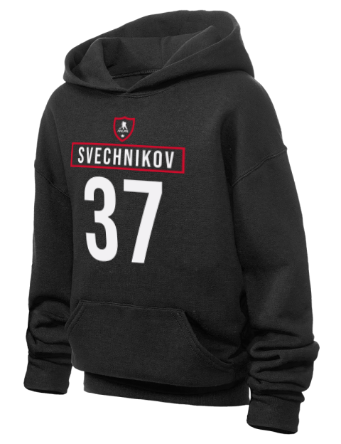 Away Jersey Andrei Svechnikov Youth Hooded Sweatshirt | Swagsta