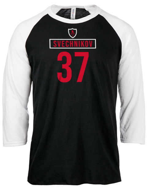Home Jersey Andrei Svechnikov Unisex Premium Three-Quarter Raglan T-Shirt | Swagsta