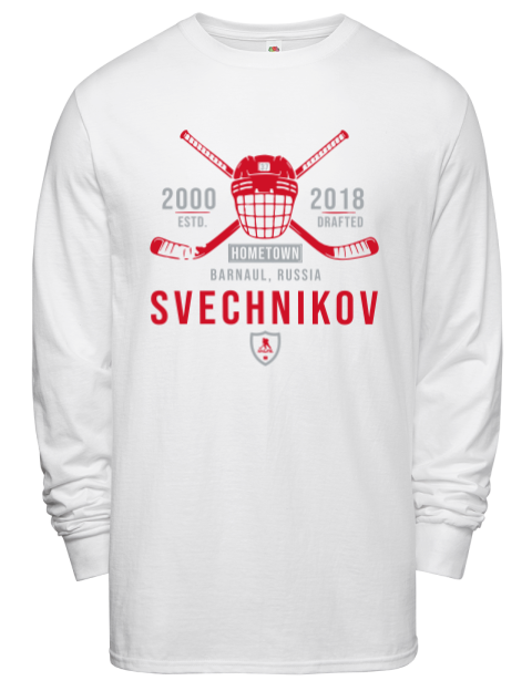 Classic Heritage Andrei Svechnikov Men's Long-Sleeve T-Shirt | Swagsta
