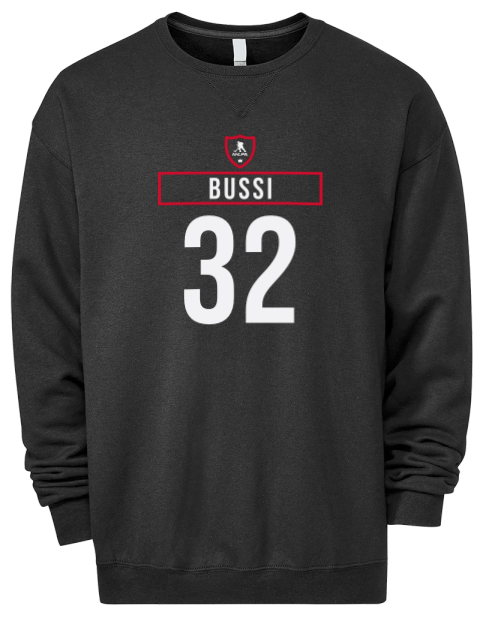 Away Jersey Brandon Bussi Premium Unisex Crewneck Sweatshirt | Swagsta