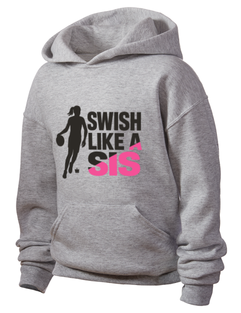 Swish Sis She Got Game Youth Hooded Sweatshirt | Swagsta