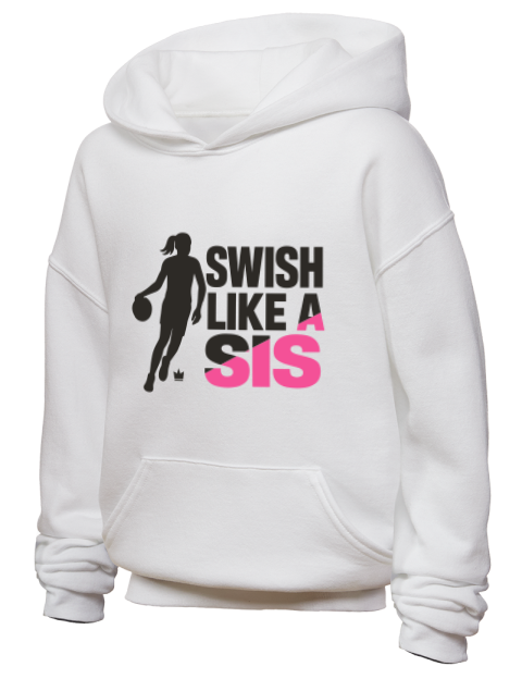 Swish Sis She Got Game Youth Hooded Sweatshirt | Swagsta