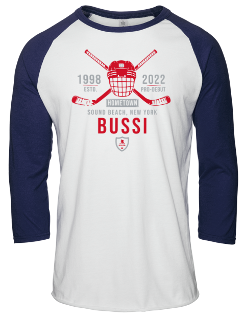 Classic Heritage Brandon Bussi Unisex Premium Three-Quarter Raglan T-Shirt | Swagsta
