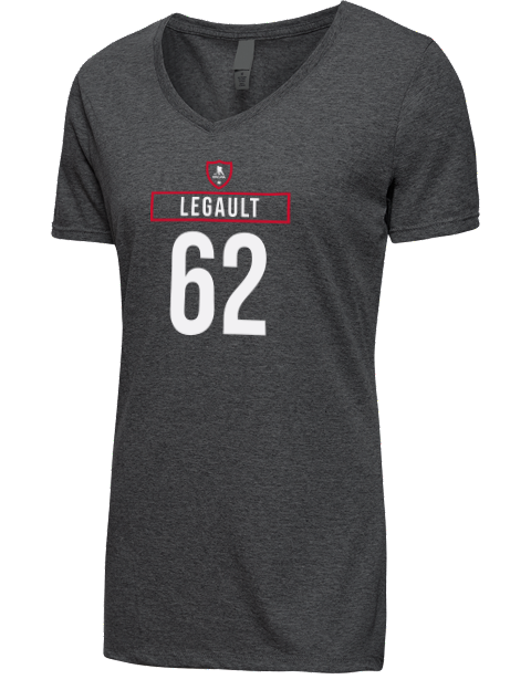 Away Jersey Charles Alexis Legault Premium Ladies V-Neck T-Shirt | Swagsta