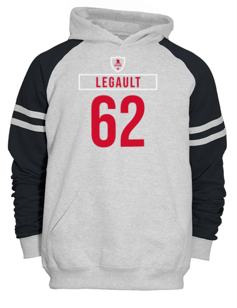 Home Jersey Charles Alexis Legault Unisex Varsity Color-Block Hooded Sweatshirt | Swagsta