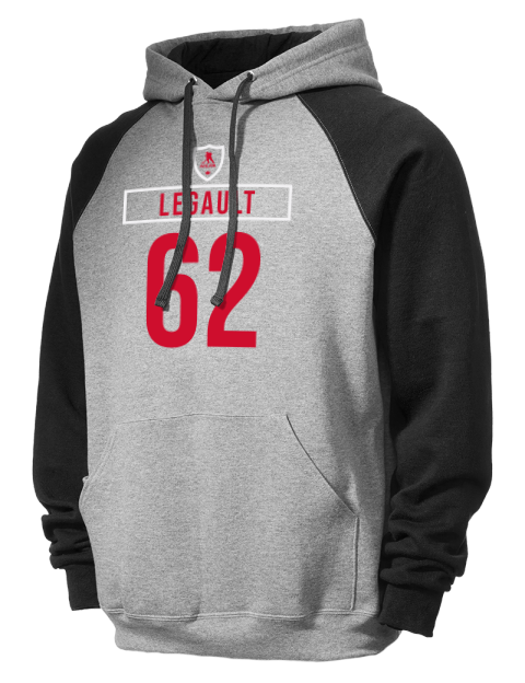 Home Jersey Charles Alexis Legault Colorblock Raglan Hooded Sweatshirt | Swagsta