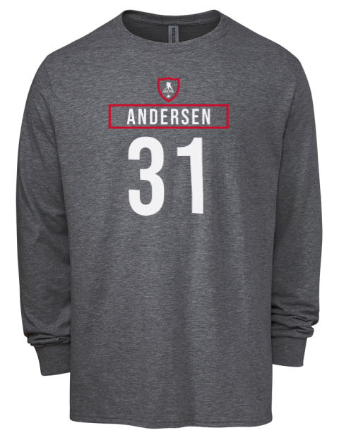 Away Jersey Frederik Andersen Men's Premium Blend Long Sleeve-T-Shirt | Swagsta